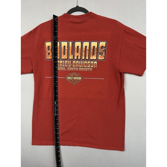 Harley Davidson Tee Mens Medium T-Shirt Motorcycle Biker Badlands South Dakota - Picture 5 of 6